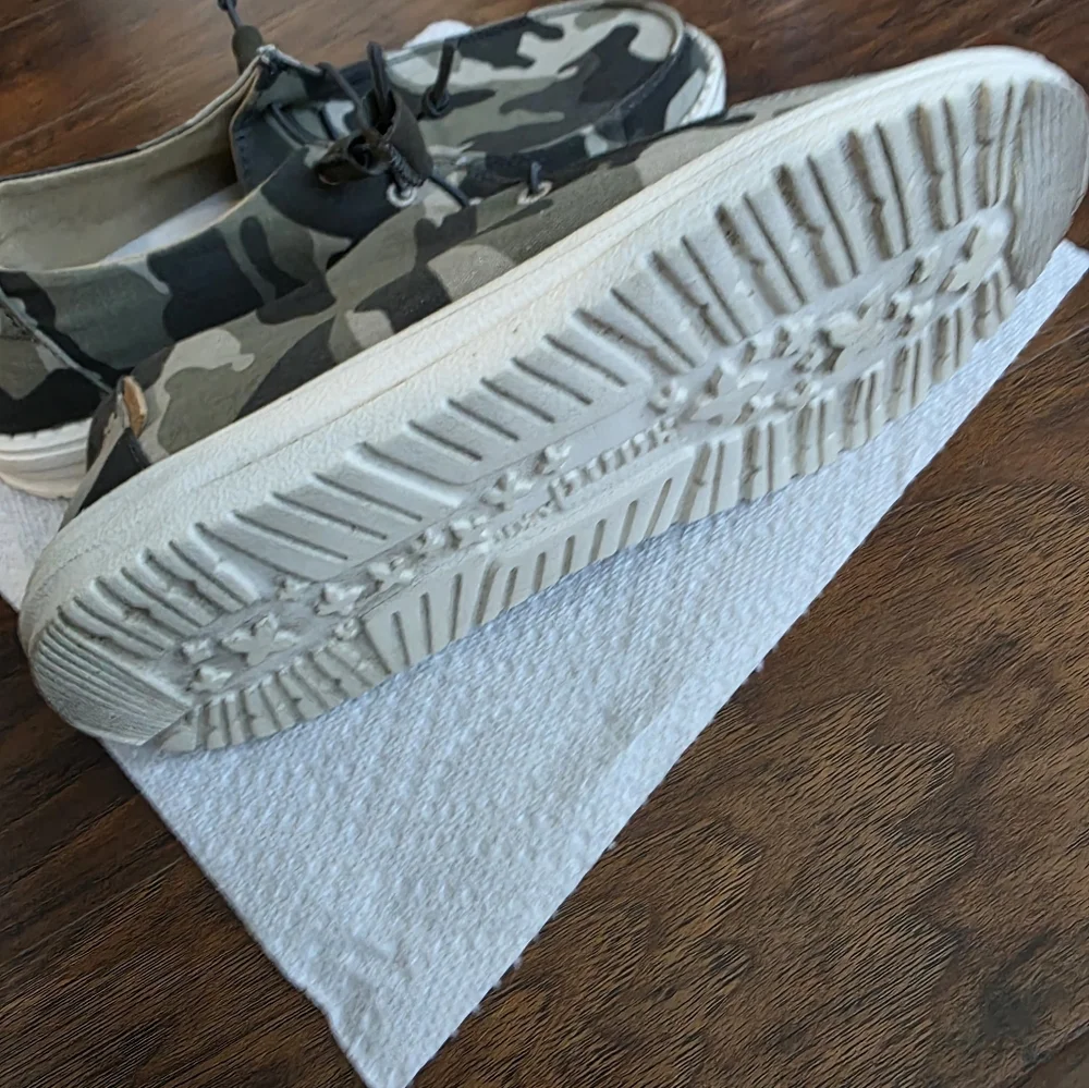 Hey Dude Wendy Camo Green Slip On Loafer Shoe Women’s Size 9 - Picture 6 of 8